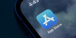 Image of App Store icon on Apple iPhone