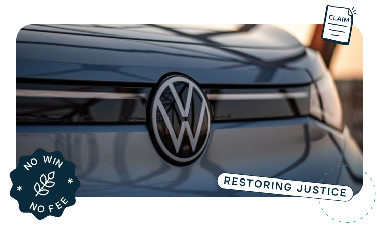 front side of a Volkswagen car