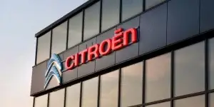 Outside of a Citroen shop