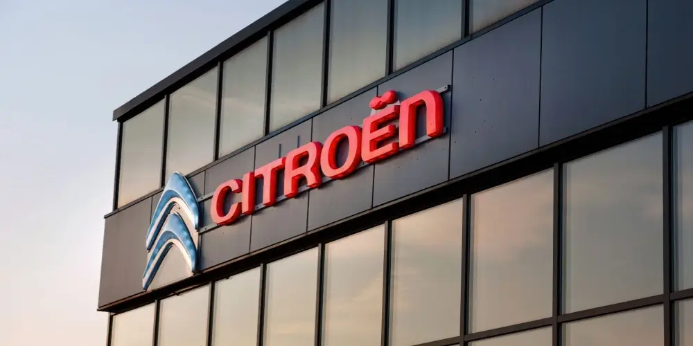 Outside of a Citroen shop