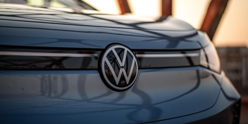 front side of a Volkswagen car