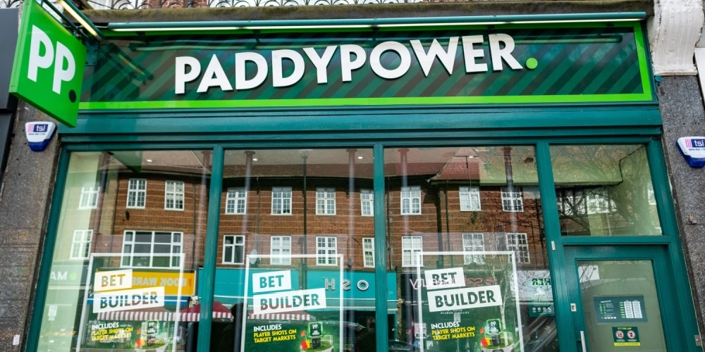 front entry of a paddy power store