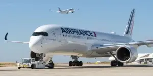 Air France aeroplane on a airport